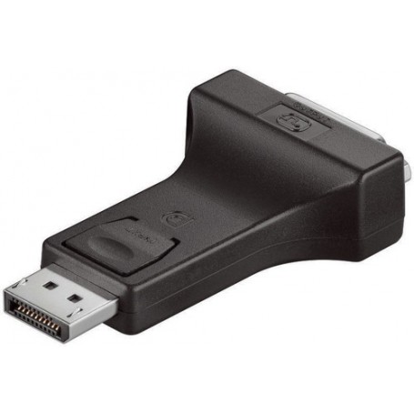 Alcasa DVI-DP adattatore per inversione del genere dei cavi DisplayPort DVI-I Nero (DVI-DP)
