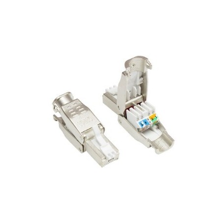 Alcasa MOD-TL02 cavo di collegamento RJ45 Argento (MOD-TL02)