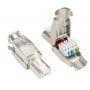 Alcasa MOD-TL03 cavo di collegamento RJ45 Argento (MOD-TL03)