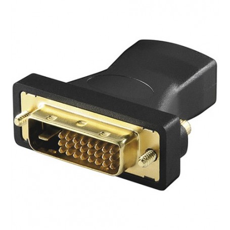 Alcasa HDMI - DVI F/M Nero (HDMI-DVIG)
