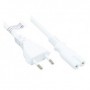 Alcasa P0370-W005 cavo di alimentazione Bianco 0,5 m Spina di alimentazione di tipo C Accoppiatore C7 (P0370-W005)