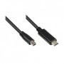 Alcasa 3310-CM010 cavo USB 1 m USB 2.0 USB C Mini-USB B Nero (3310-CM010)