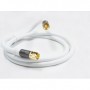 Alcasa GC-M2087 cavo coassiale RG-6 10 m F Bianco (GC-M2087)