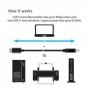 CLUB3D CAC-1524 cavo USB USB 3.1 Gen2 Type C USB B Nero (CAC-1524)