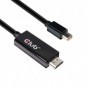 CLUB3D CAC-1182 cavo e adattatore video 2 m Mini DisplayPort HDMI tipo A (Standard) Nero (CAC-1182)