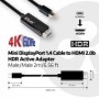 CLUB3D CAC-1182 cavo e adattatore video 2 m Mini DisplayPort HDMI tipo A (Standard) Nero (CAC-1182)