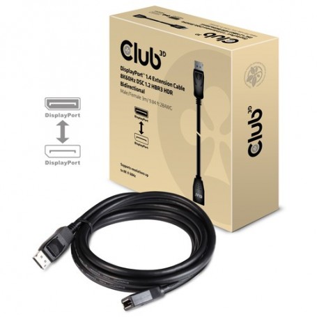 CLUB3D cac-1023 3 m DisplayPort Nero (CAC-1023)