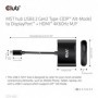 CLUB3D CSV-1552 cavo e adattatore video USB tipo-C HDMI + DisplayPort (CSV-1552)