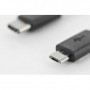 Ednet USB-C/USB micro-B 1.8m cavo USB 1,8 m USB 3.2 Gen 1 (3.1 Gen 1) Micro-USB B USB C Nero (84316)