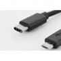 Ednet USB-C/USB micro-B 1.8m cavo USB 1,8 m USB 3.2 Gen 1 (3.1 Gen 1) Micro-USB B USB C Nero (84316)