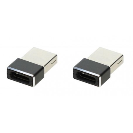 4smarts Passive Adapter USB-A to USB-C Set of 2 Nero (4S468754)