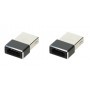 4smarts Passive Adapter USB-A to USB-C Set of 2 Nero (4S468754)
