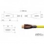 Alcasa GC-M0028 cavo HDMI 2 m HDMI tipo A (Standard) Giallo (GC-M0028)