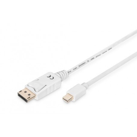 Digitus AK-340102-020-W cavo DisplayPort 2 m Mini DisplayPort Bianco (AK-340102-020-W)