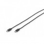Digitus USB TYPE-C CABLE M/M 1.0M HIGH-SPEED UL BL cavo USB 1 m USB 2.0 USB C Nero (DB-300138-010-S)
