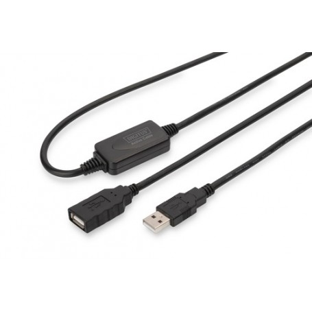 Digitus DA-73100-1 cavo USB 10 m USB A Nero (DA-73100-1)
