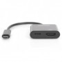 Digitus DA-70856 hub di interfaccia USB 3.2 Gen 1 (3.1 Gen 1) Type-C Nero (DA-70856)