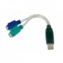 Digitus USB to PS/2 Adaptor scheda di interfaccia e adattatore (DA-70118)