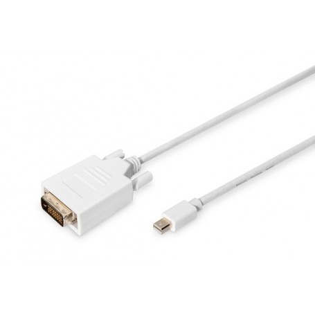 Digitus AK-340305-030-W cavo e adattatore video 3 m Mini DisplayPort DVI-D Bianco (AK-340305-030-W)