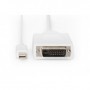 Digitus AK-340305-030-W cavo e adattatore video 3 m Mini DisplayPort DVI-D Bianco (AK-340305-030-W)