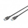 Digitus AK-300203-018-S cavo USB 1,8 m USB 3.2 Gen 1 (3.1 Gen 1) USB A Nero (AK-300203-018-S)