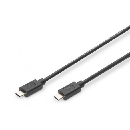Digitus AK-300155-010-S cavo USB 1 m USB 2.0 USB C Nero (AK-300155-010-S)