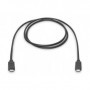 Digitus AK-300155-010-S cavo USB 1 m USB 2.0 USB C Nero (AK-300155-010-S)