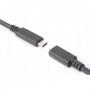 Digitus AK-300210-007-S cavo USB 0,7 m USB 3.2 Gen 1 (3.1 Gen 1) USB C Nero (AK-300210-007-S)