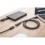 Digitus AK-300210-015-S cavo USB 1,5 m USB 2.0 USB C Nero (AK-300210-015-S)