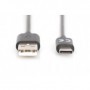 Digitus AK-300148-040-S cavo USB 4 m USB 2.0 USB A USB C Nero (AK-300148-040-S)