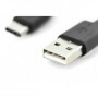 Digitus AK-300154-018-S cavo USB 1,8 m USB 2.0 2 x USB A USB C Nero (AK-300154-018-S)