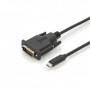 Digitus AK-300332-020-S cavo e adattatore video 2 m USB tipo-C DVI-D Nero (AK-300332-020-S)
