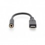 Digitus AK-300321-002-S cavo per cellulare Nero 0,2 m USB C 3,5 mm (AK-300321-002-S)
