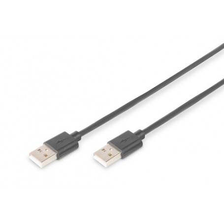 Digitus 1.0m USB 2.0 A/A cavo USB 1 m USB A Nero (AK-300101-010-S)
