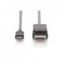 Digitus DB-300333-020-S cavo e adattatore video 1,8 m USB tipo-C DP Nero (DB-300333-020-S)