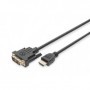 Digitus 2m, HDMI/DVI-D HDMI tipo A (Standard) Nero (DB-330300-020-S)