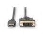 Digitus 2m, HDMI/DVI-D HDMI tipo A (Standard) Nero (DB-330300-020-S)