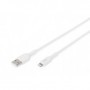 Digitus 1m, Lightning/USB-A Bianco (DB-600106-010-W)