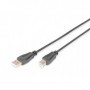 Digitus 1.8m USB 2.0 cavo USB 1,8 m USB A USB B Nero (AK-300105-018-S)