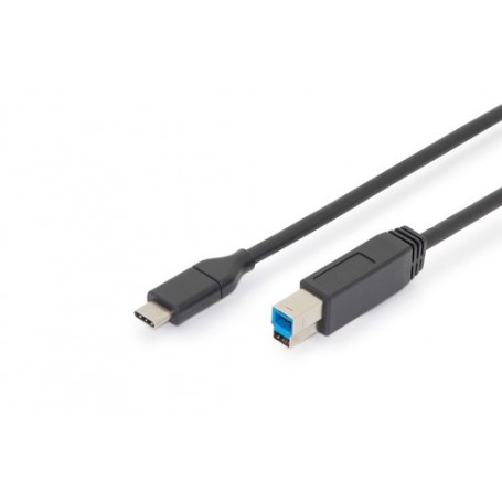 Digitus AK-300149-010-S cavo USB 1 m USB 2.0 USB C USB B Nero (AK-300149-010-S)