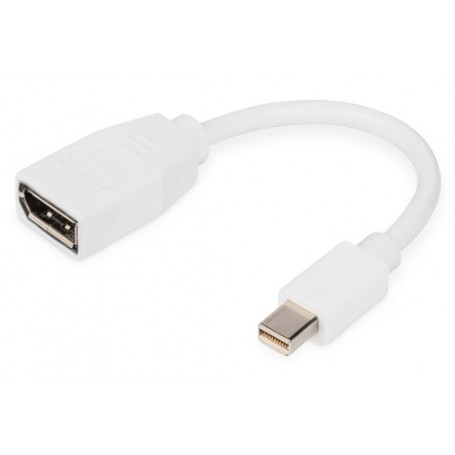 Digitus DB-340405-001-W cavo e adattatore video 0,15 m Mini DisplayPort Bianco (DB-340405-001-W)