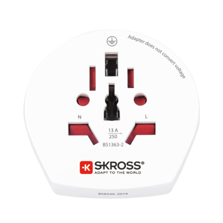 Skross 1500211-E adattatore per presa di corrente Tipo F Universale Bianco (1500211-E)