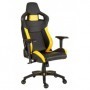 Corsair T1 Race Sedia da gaming per PC Nero, Giallo (CF-9010015-WW)
