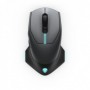 Alienware AW610M mouse Mano destra RF Wireless+USB Type-A Ottico 16000 DPI (AW610M-G-DAEM)
