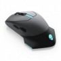 Alienware AW610M mouse Mano destra RF Wireless+USB Type-A Ottico 16000 DPI (AW610M-G-DAEM)