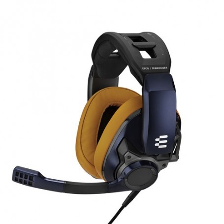 EPOS | SENNHEISER GSP 602 Cuffie Padiglione auricolare Connettore 3.5 mm Marrone, Blu marino (1000414)