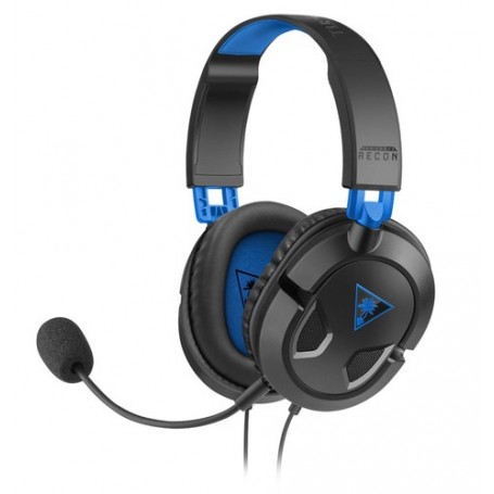 Turtle Beach TB033034 Cuffia Padiglione auricolare Connettore 3.5 mm Nero, Blu (TBS-3303-REC50P)