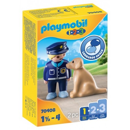 Playmobil Police Officer with Dog (70408)
