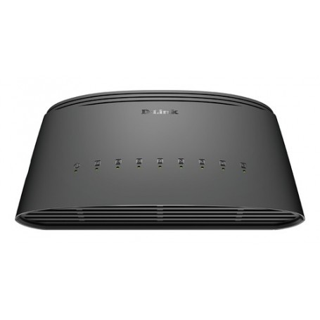 D-Link DGS-1008D/E switch di rete Non gestito L2 Gigabit Ethernet (10/100/1000) Nero (DGS-1008D/E)