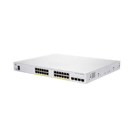 Cisco CBS250-24P-4X-EU switch di rete Gestito L2/L3 Gigabit Ethernet (10/100/1000) Argento (CBS250-24P-4X-EU)